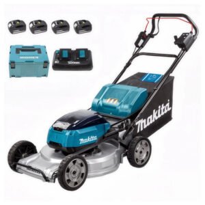 Makita DLM533 - Tondeuse à gazon autotractée sà batterie - 4x18V/5Ah - Coupe 53 cm