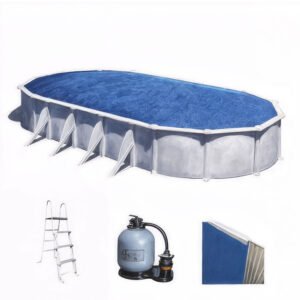 Gre Finlandia Ovale 730x375x120cm - Piscine hors-sol en acier