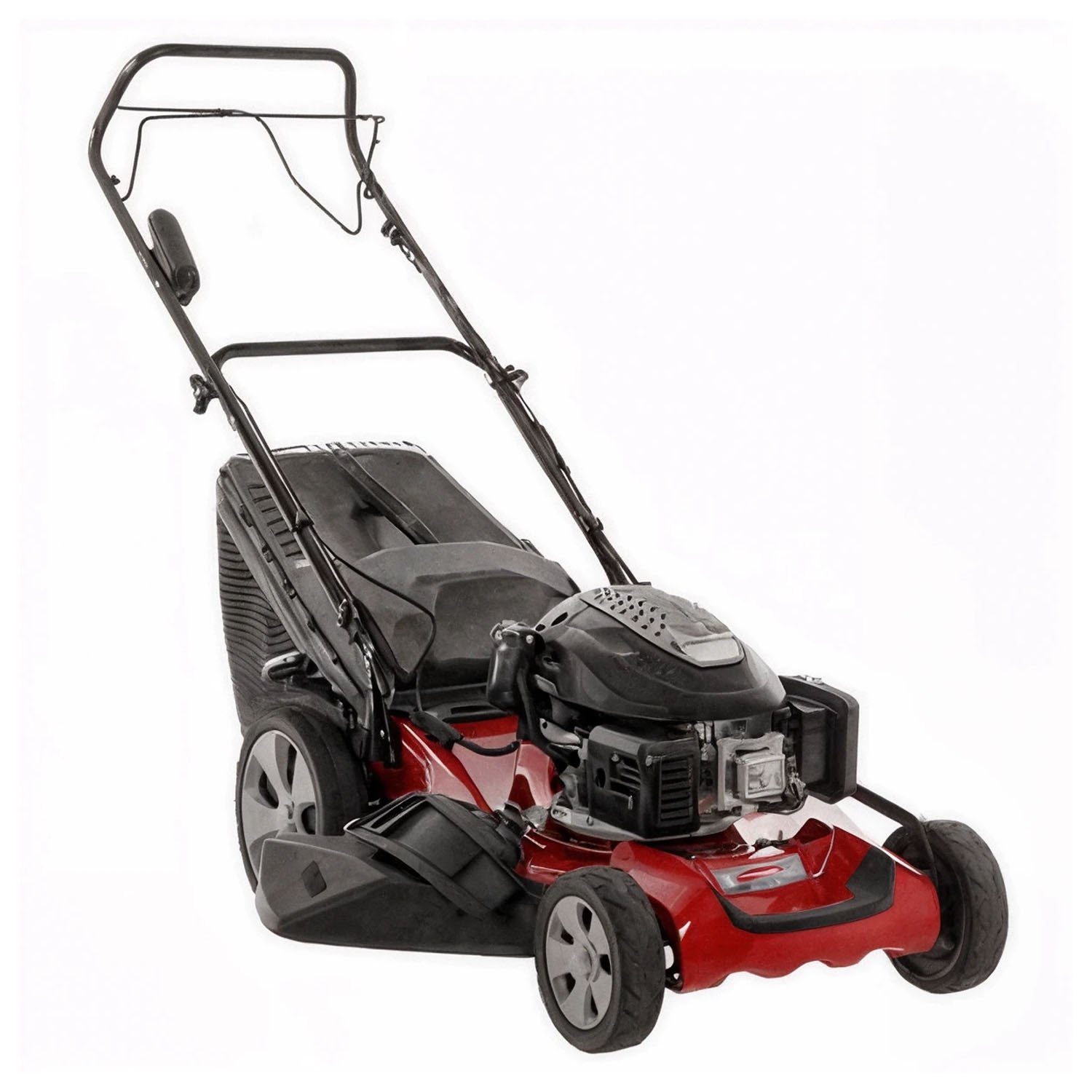 Castelgarden XC 53 SE - Tondeuse à gazon thermique tractée - 4 en 1 - Moteur de 166 cc