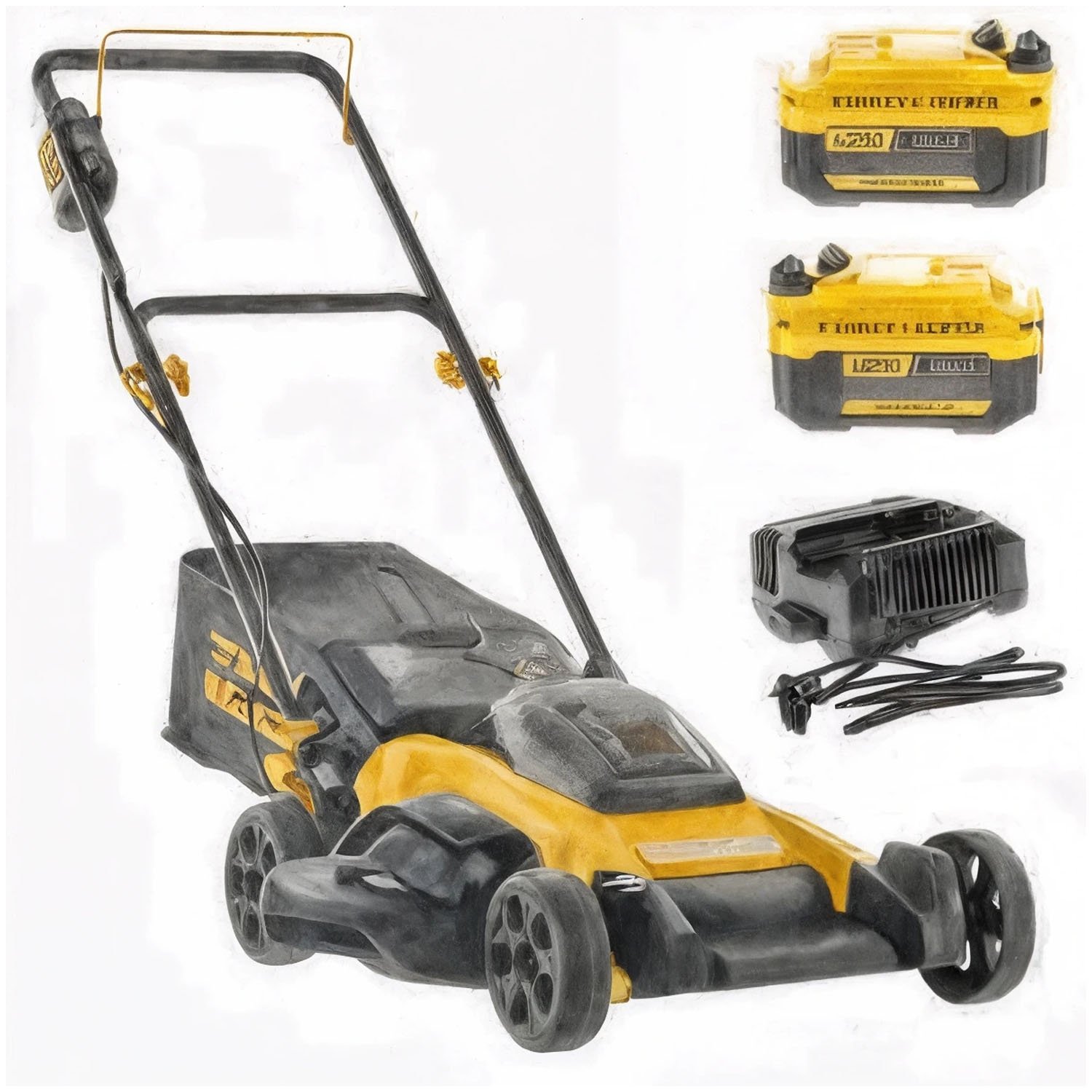 Tondeuse à gazon sur batterie STANLEY FATMAX SFMCMW2651M - 2 Batteries 18V/4Ah - Amplitude de coupe 40 cm