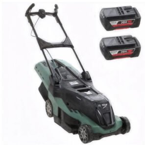 Tondeuse électrique 2 batteries 2 Ah au lithium BOSCH AdvancedRotak 36-660 - Bac de ramassage