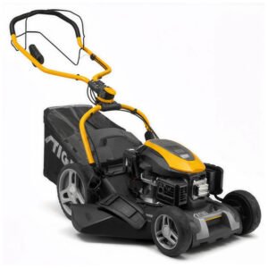 Stiga COMBI 753 SE - Tondeuse à gazon thermique tractée - 4 en 1 - Moteur Stiga ST 170 LS