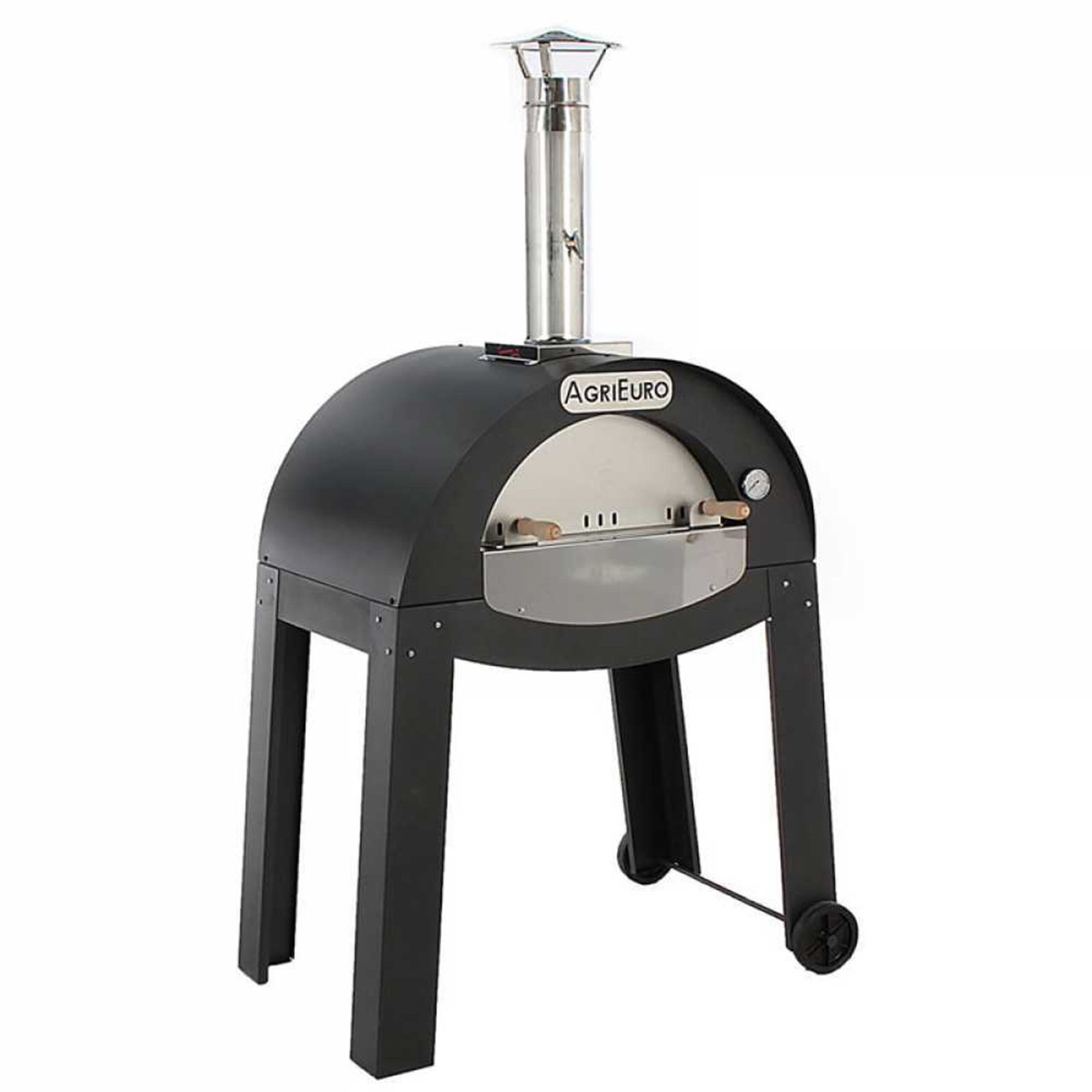 Mini-cibus - Four à bois-pour-pizza-d'exterieur-70x50-capacité-de-cuisson-2-pizzas