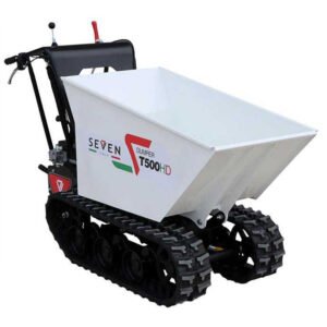 Brouette à cheniles Seven-Italy-T500HD GX - Caisson-dumper-hydraulique-charge-500-kg