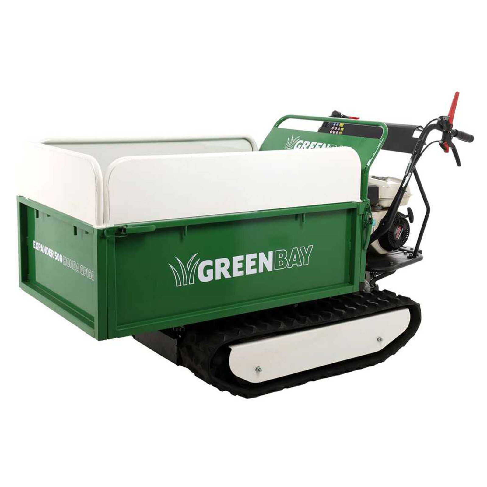 Brouette à moteur-Greenbay-expander-500-honda-GP160-caisson-extensible-charge-500-kg