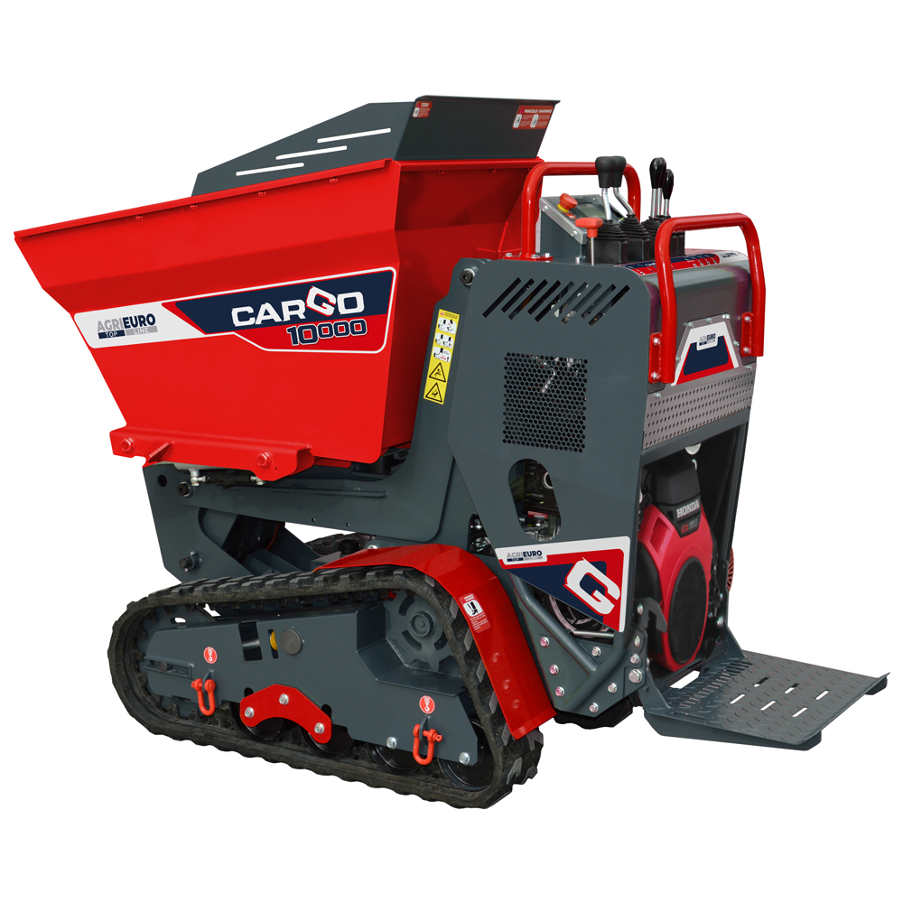 Brouette à moteur-sur-chenilles-Top-line-cargo-L-10000-hed-4-0-honda-gxe630