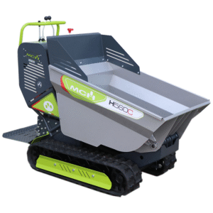 Brouette-motorisée-sur-chenilles-MCH-H560C-GX-benne-dumper-hydraulique-500-kg
