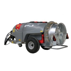 Gray-t-car-1000/80 - Capacité 1000L - Atomiseur-trainé-avec-raccord-pour-tracteur-pour-pulvérisation- Pompe AR 1064