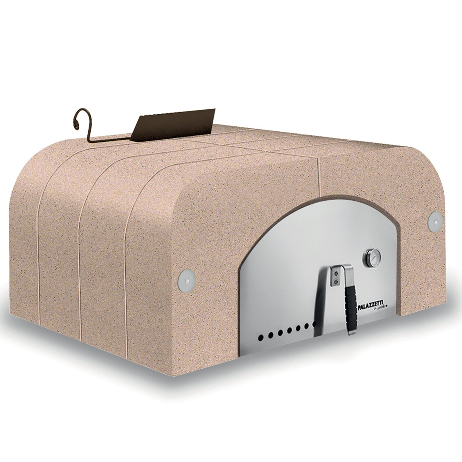 Palazzetti-Easy-Large - Four à bois-d'exterieur- Avec-chambre 77x96 - Capacite-de-cuisson-6-pizzas