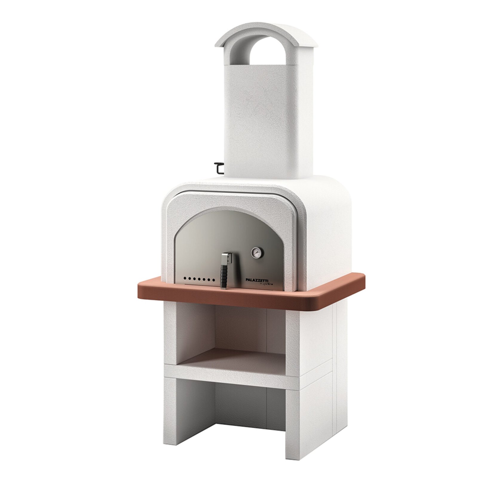 Palazzetti-stefy- Four à bois-en-ciment-d'exterieur-avec-chambre-de-cuisson-52x51 cm