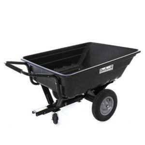 Remorque tractée pour autoportée GeoTech TC3080PL - Remorque avec benne en plastique - 121x93 (h 29 cm)