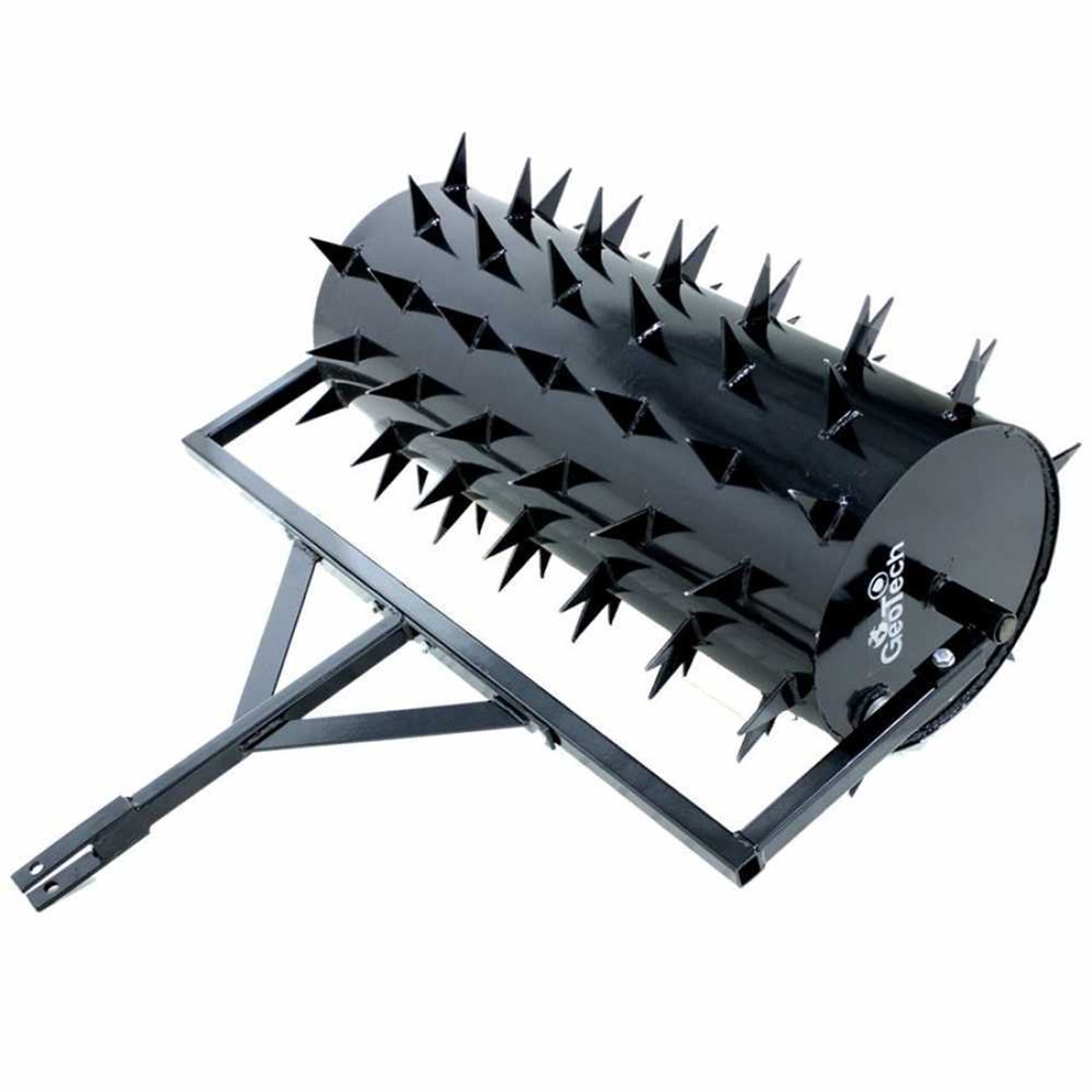 Rouleau compresseur denté 92 cm aérateur tracté en acier pour tondeuse autoportée