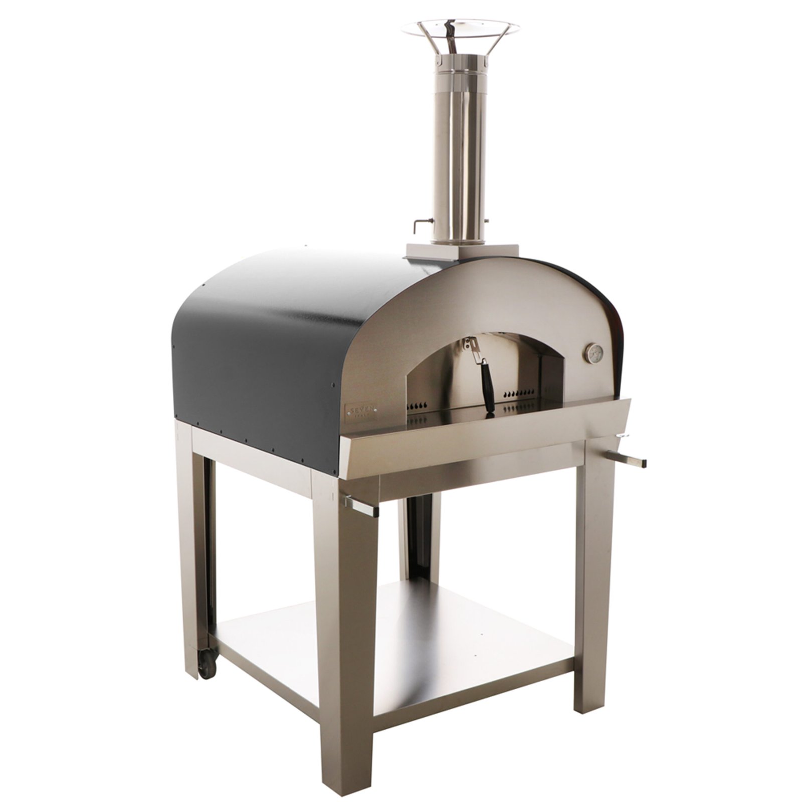 Seven-italy-Ade-four-bois-d'exterieur-avec-chariot-Anthracite